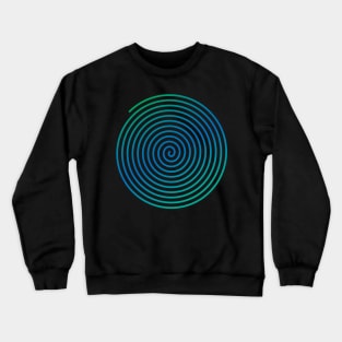 Aqua Coil Crewneck Sweatshirt